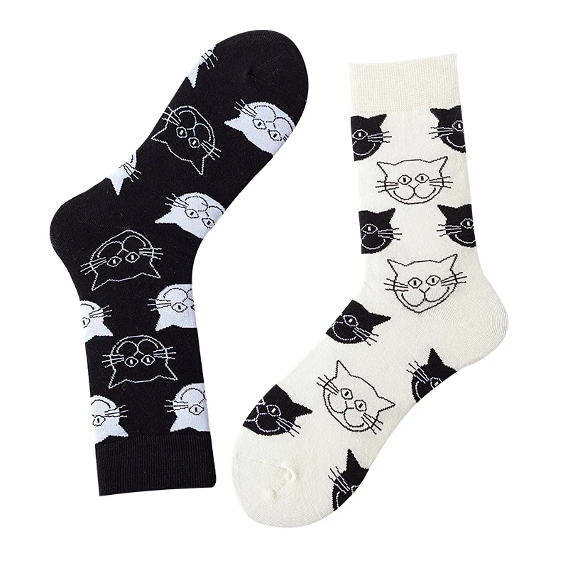 KTS -RTS Direct Sale  Animal Cute Dog Styles Pure Cotton Women Men Colorful Fancy Funny Happy Socks