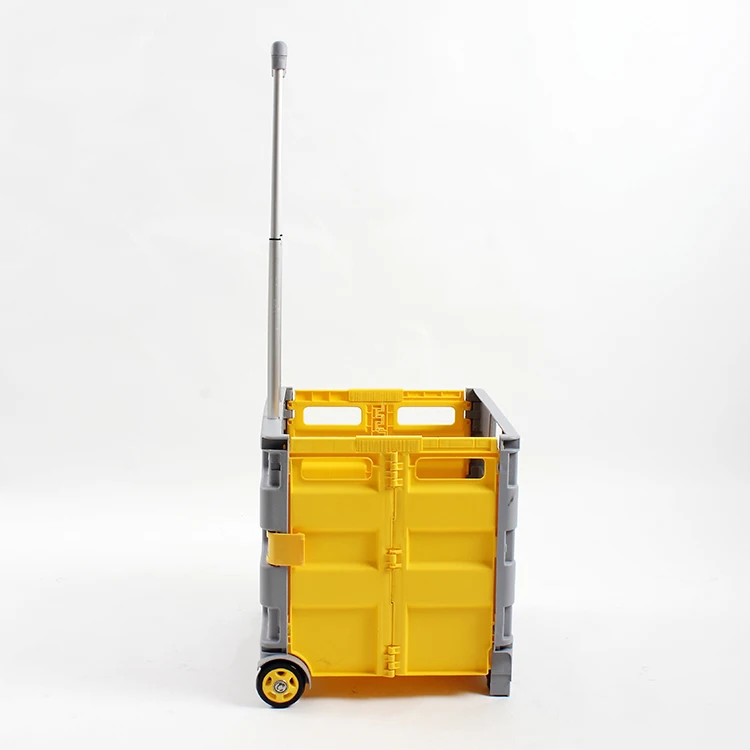 
2021 hot sale foldable storage trolleys with bearing wheel 