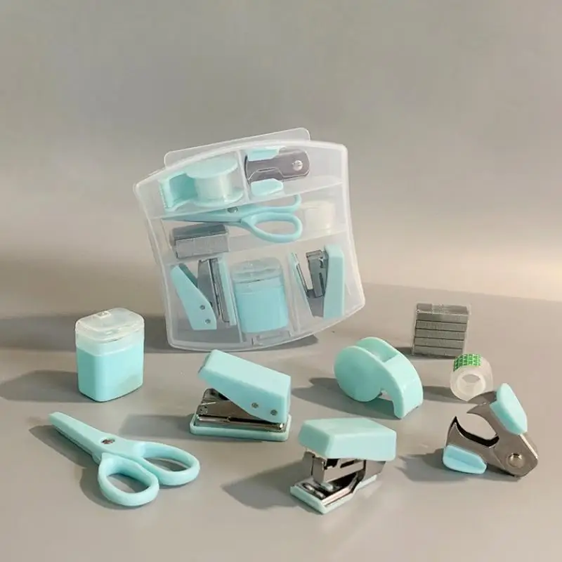 Mini Office Stationery Set Supply Kits Sachool Essential Office Accessories