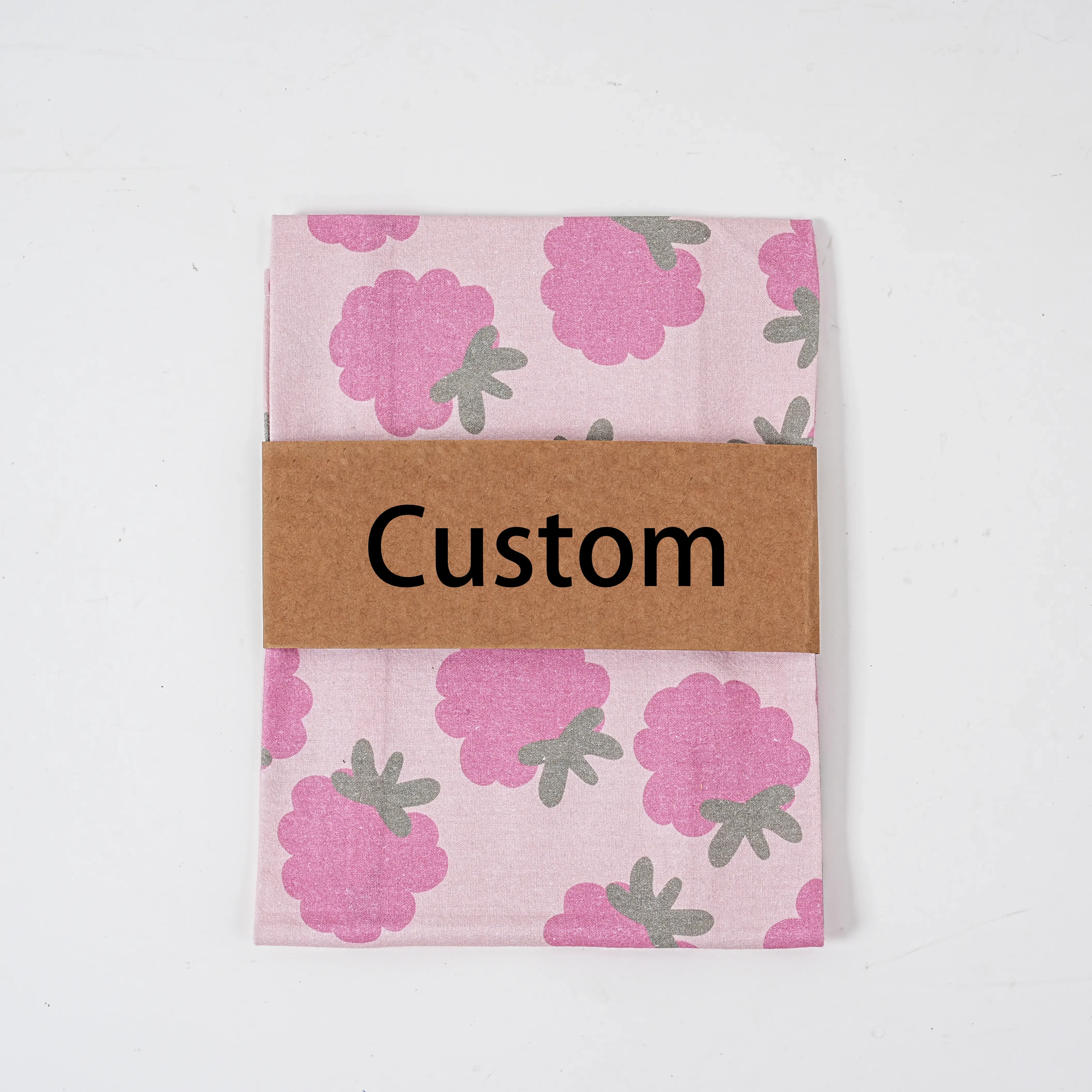 Wholesale 100% Cotton Organic kitchen Tea Towel  Custom Design  Dish Towel Duster Dish Cloth