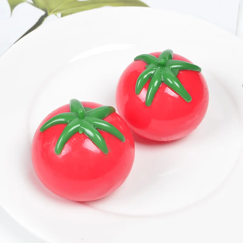 NEW Splat Tomato Fidget Toys Stress Sticky Balls Slow Rising Squishy Ball Anti-stress Fidget Throw Toys Adult Kids Gift