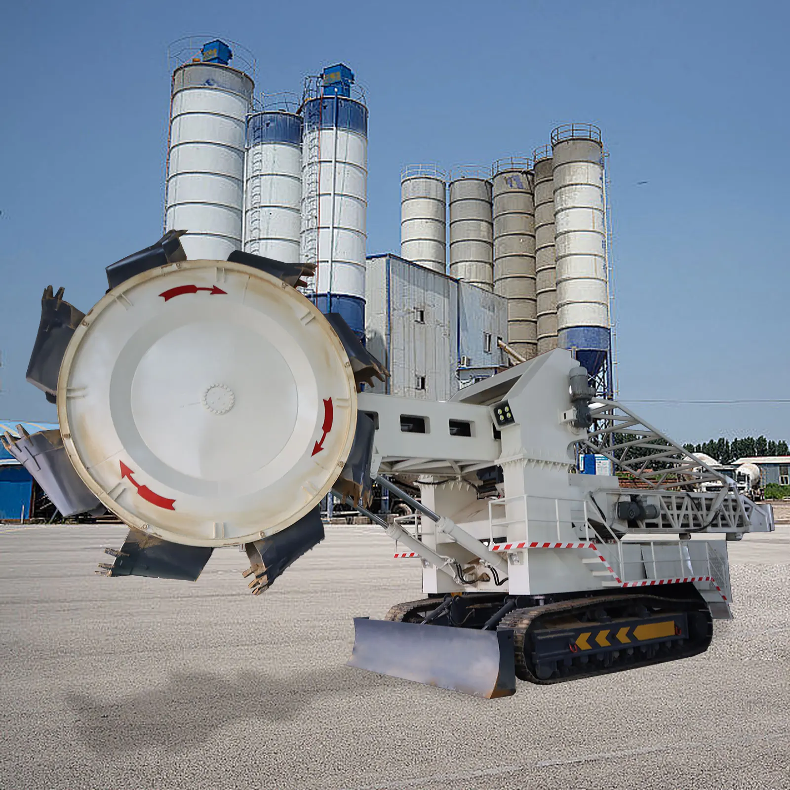 Wide Operating Range Bucket Wheel Stacker And Reclaimer China Professional Manufacturer