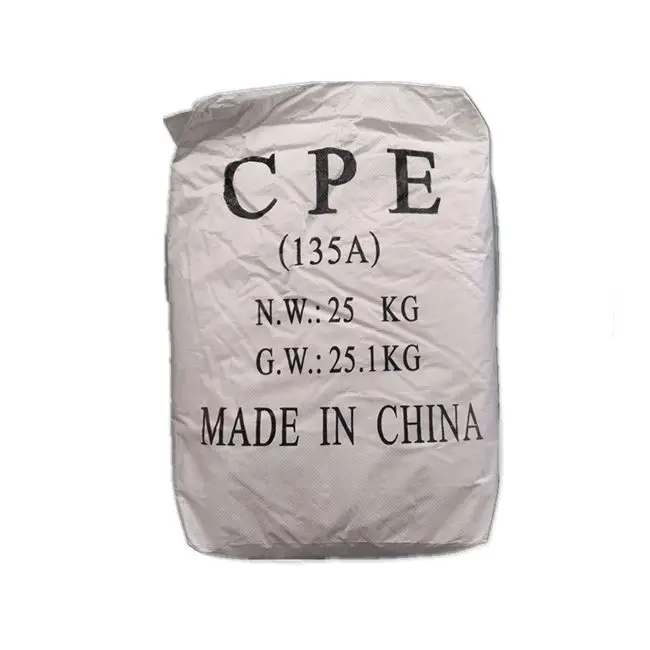 Low price sale CPE 135a chlorinated polyethylene 135b chemical  pvc additive plastic impact modifier CAS 64754-90-1