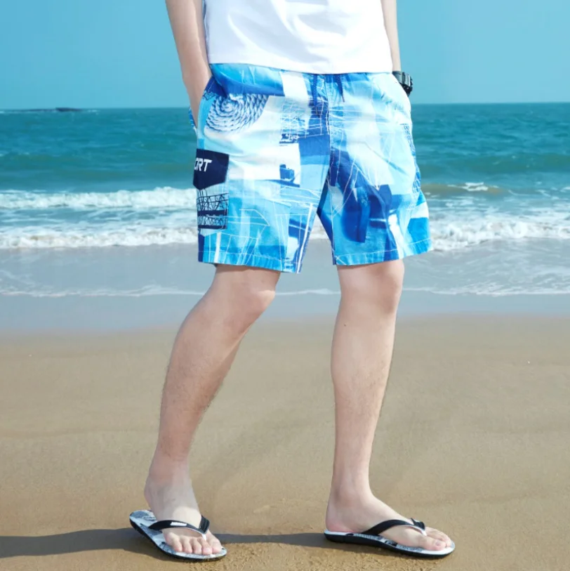 Swimming trunks for men summer cotton personalised beach pants board shorts mens
