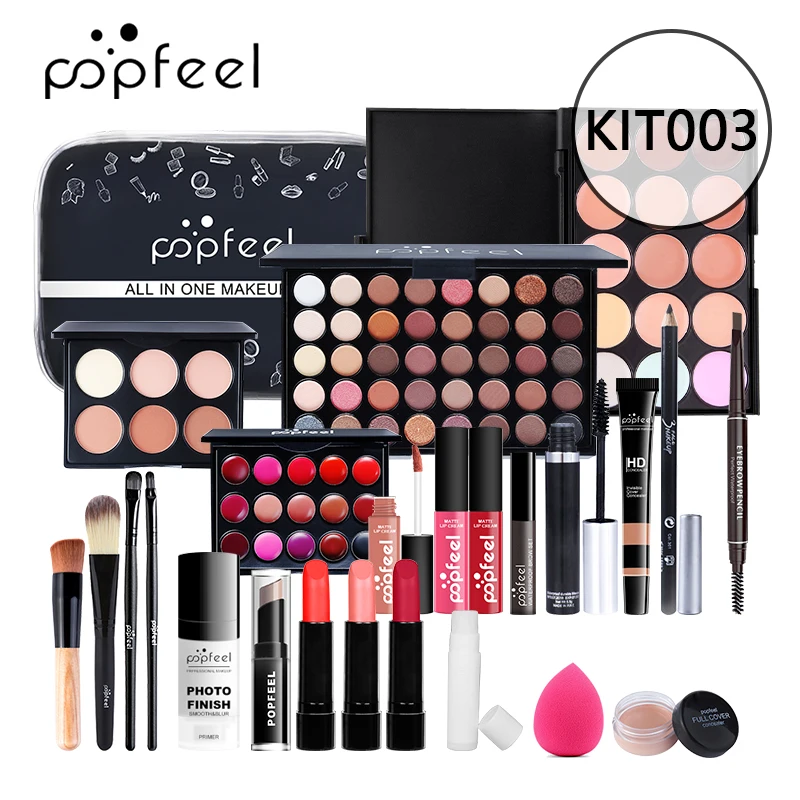  POPFEEL набор для макияжа начинающих Полный косметический подарочные наборы
