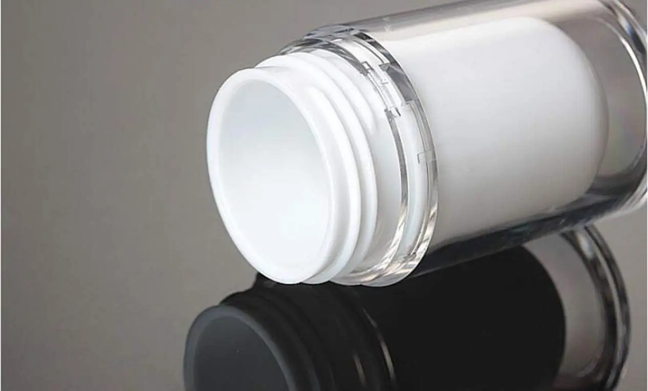 15ML30ML50ML Luxury  Acrylic PMMA airless cosmetic lotion pump bottles airless bottle Acrylic Plastic Cosmetic Bottle