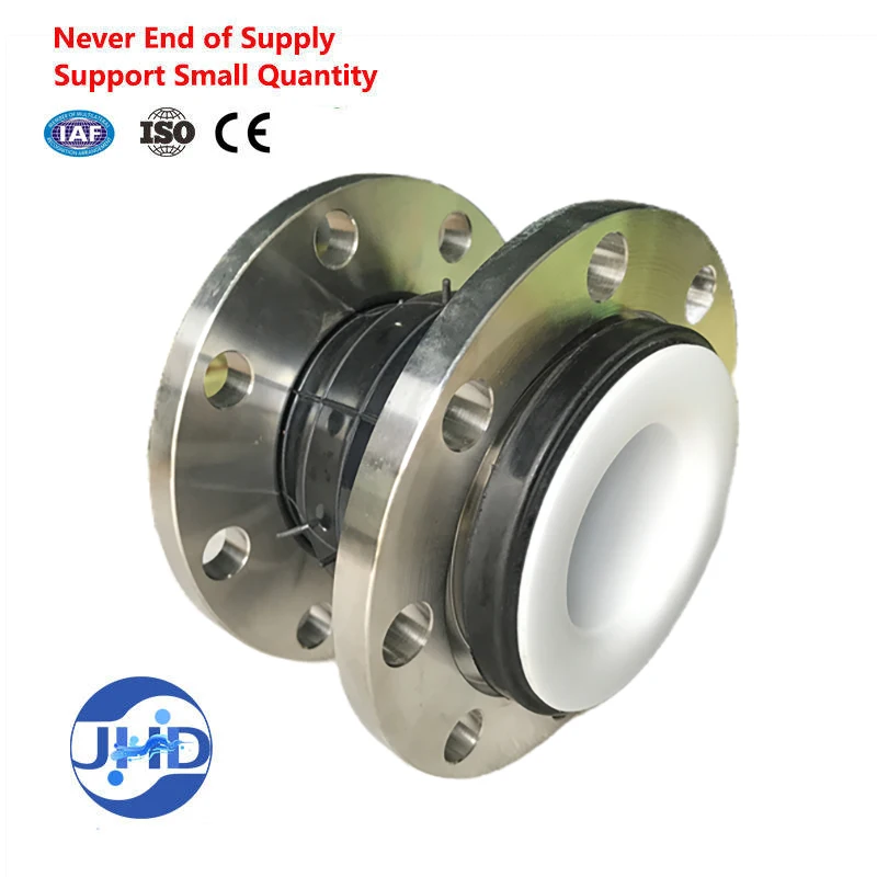 Manufacturer DN100 DN150 Cast Steel Joint Pipe Compensator PTFE Lined Flange Rubber Expansion Joint