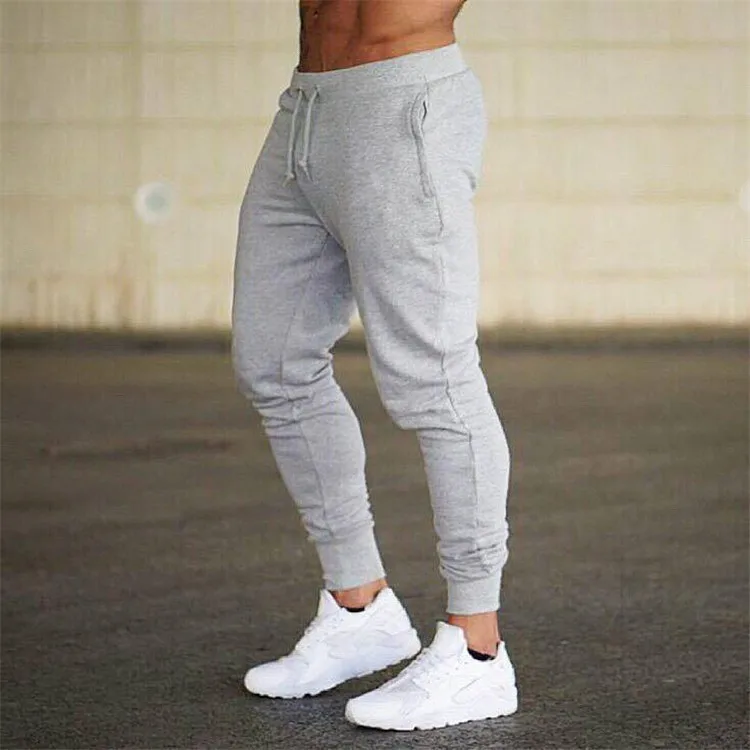 Hot Selling Fitness Jogging Pants Men Elastic Custom Joggers Sweatpants Sports Pants