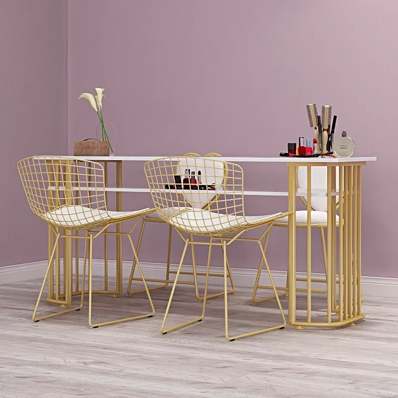 160CM Furniture Double Seat beauty nail salon furniture manicure nail table