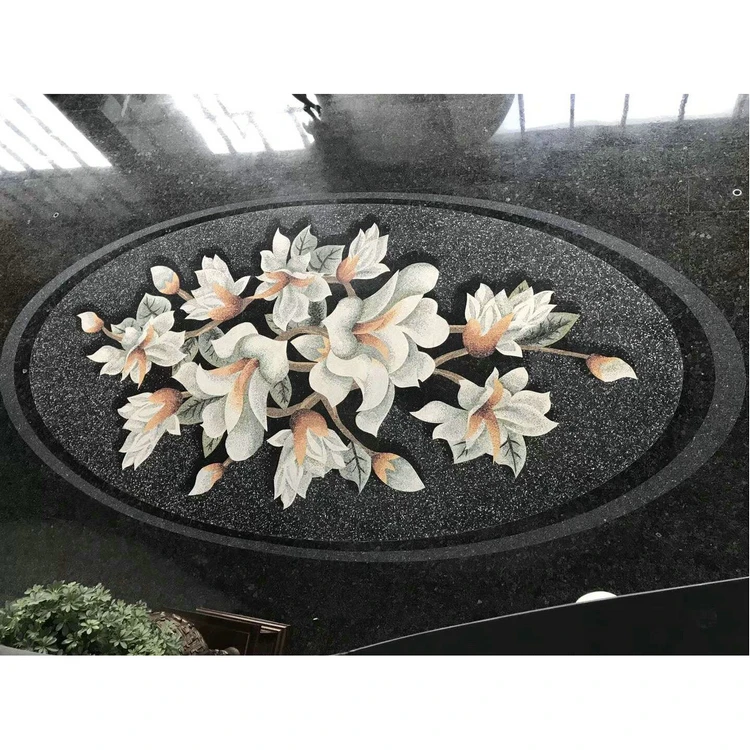 Custom made marble murales mosaic wall mural art