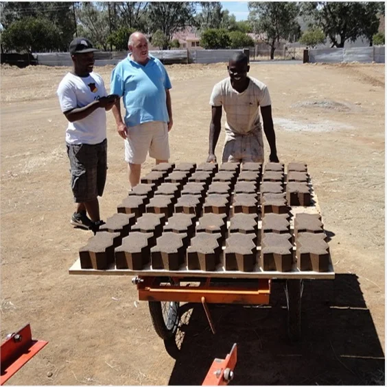 Block Making Machine Semi Automatic Hollow Concrete Cement Brick Make Lowest Price QT4-24 Full Production Line in Kenya