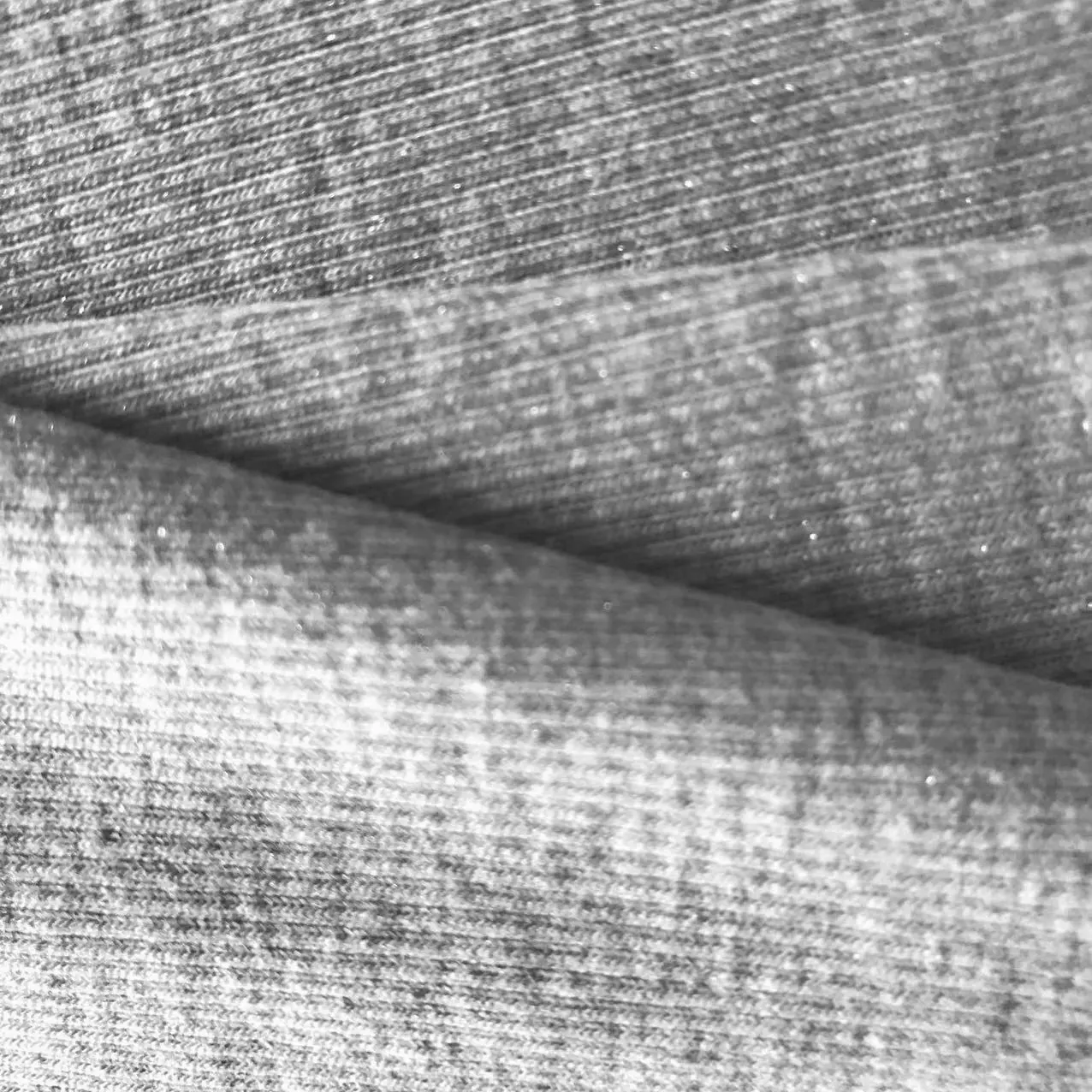 Wholesale Shiny Glitter Polyester Cotton Spandex TC Stretch Knit Ribbed Lurex Fabric For Close-fitting