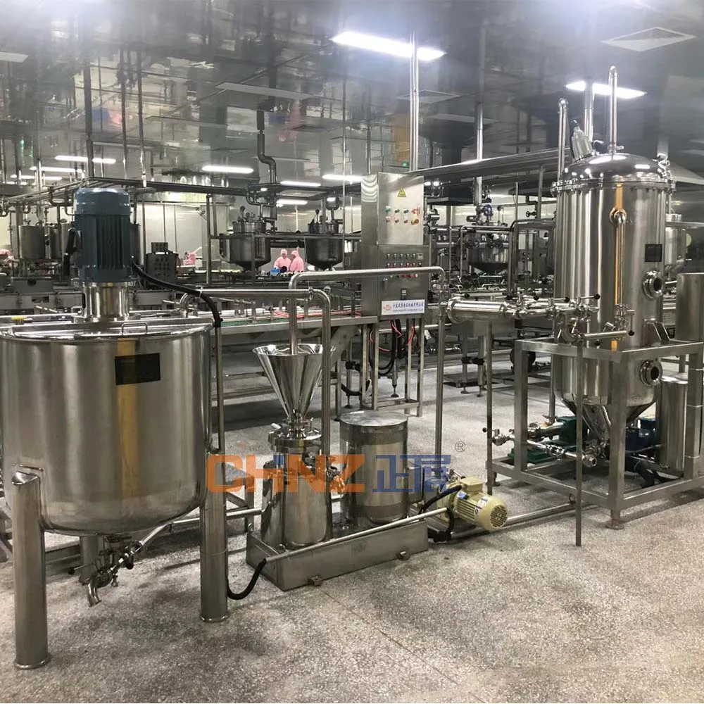 Stainless steel cosmetic cream and Lotions homogeneous emulsion mixing tank with agitator blender