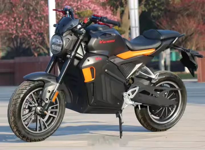 Motorcycle Motor 72V Cheap MID Drive Racing Golden Cross Three Wheel Adult 20kw Gas Sport Bike Long Range Electric Motorcycles
