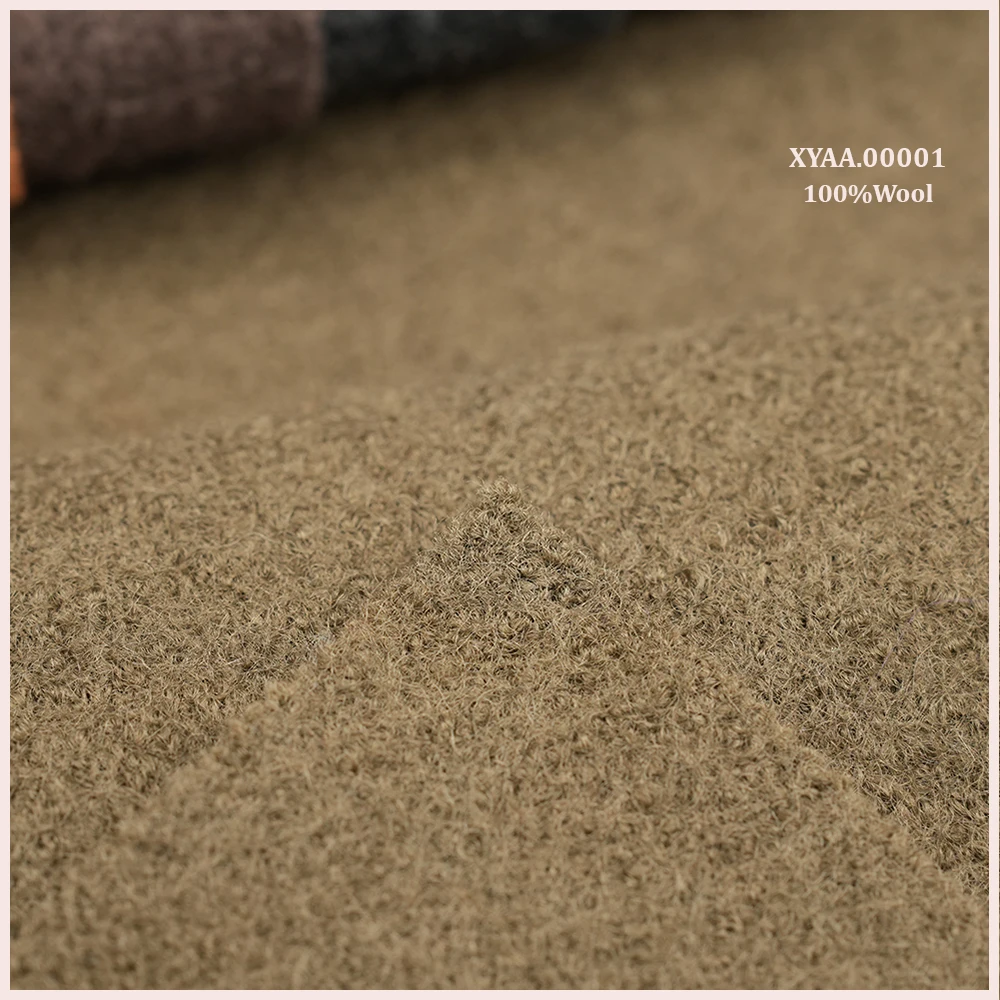 Вареная бархатная Супер тонкая Мериносовая 100% Шерстяная трикотажная ткань для мужчин и женщин зимнее осеннее пальто тяжелые куртки