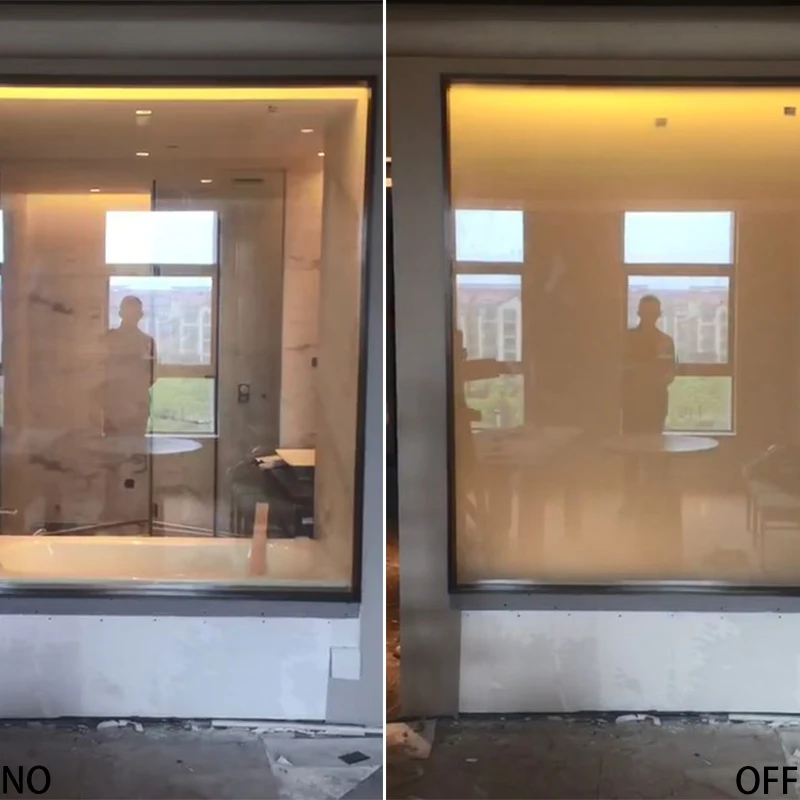 Self Adhesive Magic PDLC Glass Smart Film For Home