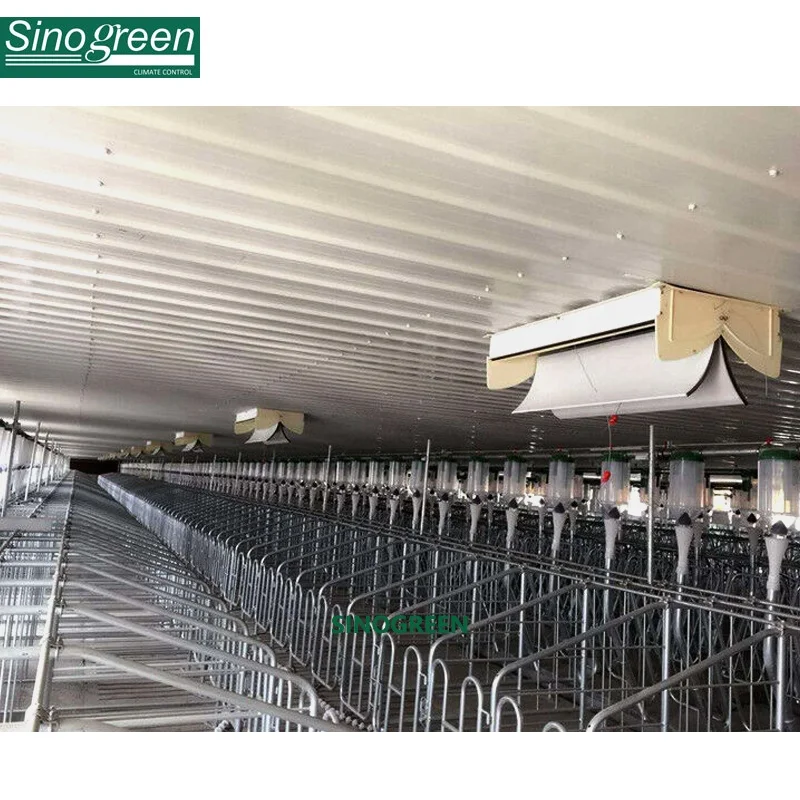 SinoGreen Animal Husbandry Air Inlet White Ventilation Air Inlets for Chicken House