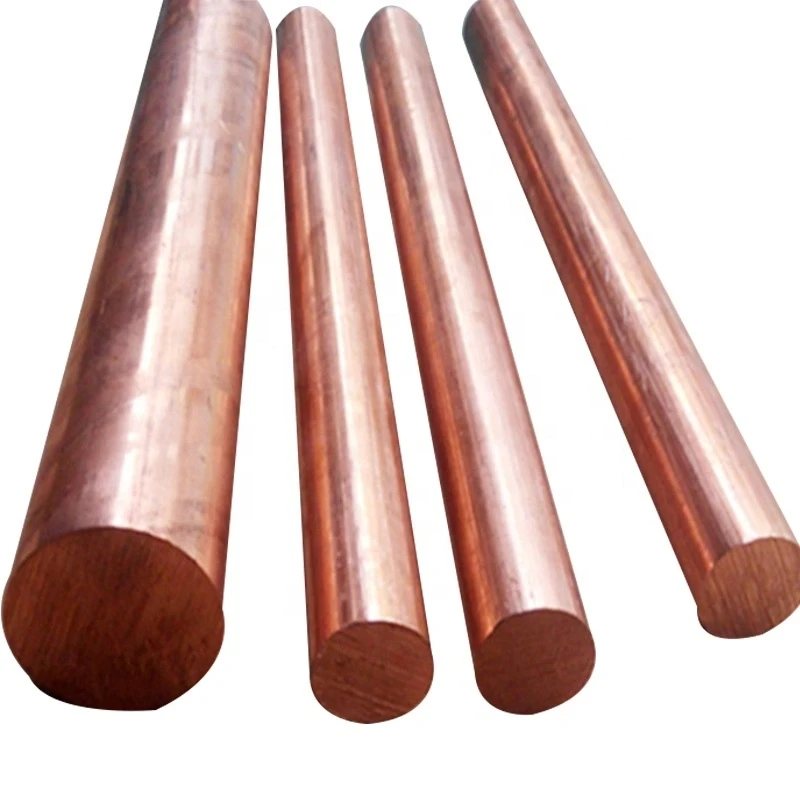 High Quality C11000 C101 Dia 2-90mm Round Rod Copper Bar Hard Half-hard 99.9% Pure Copper Red Copper