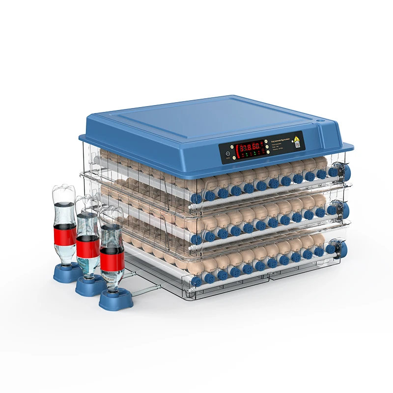 goose egg incubator 100 egg automatic hatching machine 192 chicks with poultry drinker feeder