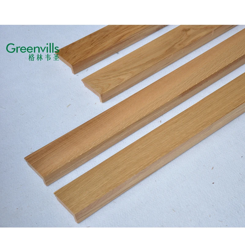 Greenvills flooring accessory stair boards natural oak solid wood stair nosing