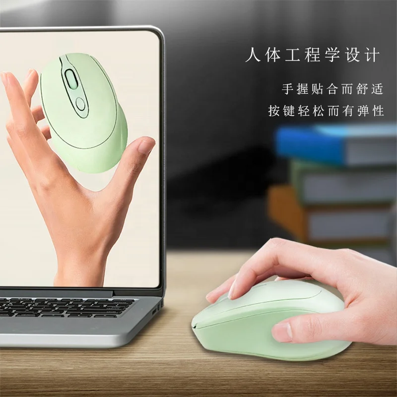  Fatory Wholesale 1600DPI Wireless Mouse Mute Rechargeable Battery Photoelectric Computer Accessories