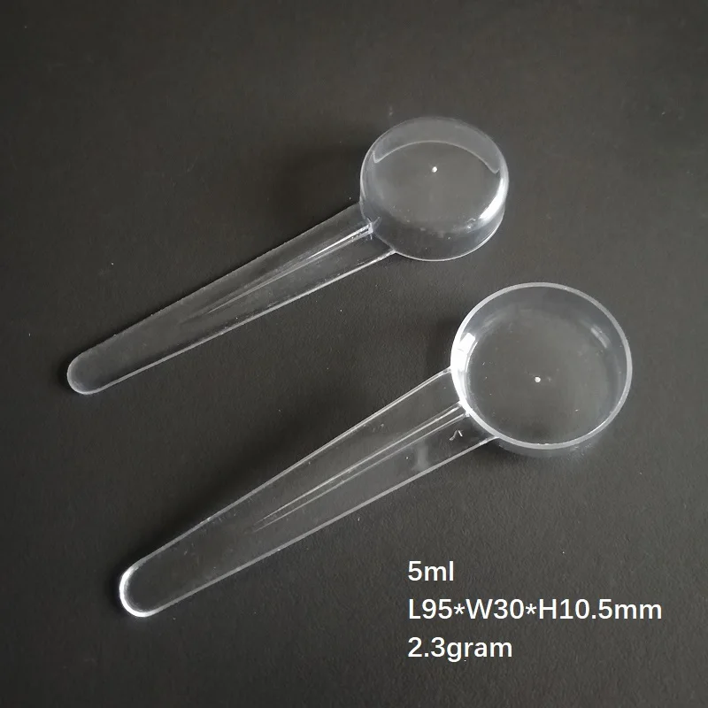 5ml plastic spoon measuring scoop