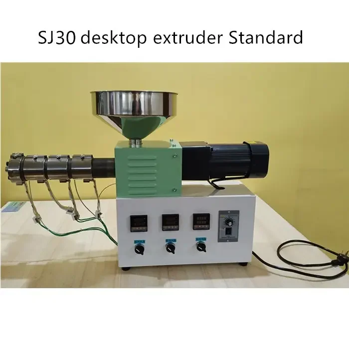 SJ30 experimental single screw extruder PE, PVC plastic rattan desktop laboratory extruder