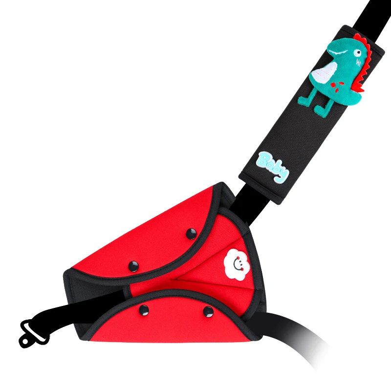 Car Accessories Travel Best Baby Auto Safety Belt Protect Shoulder Pad adjust Vehicle Seat Cartoon Kids Children seat belt cover