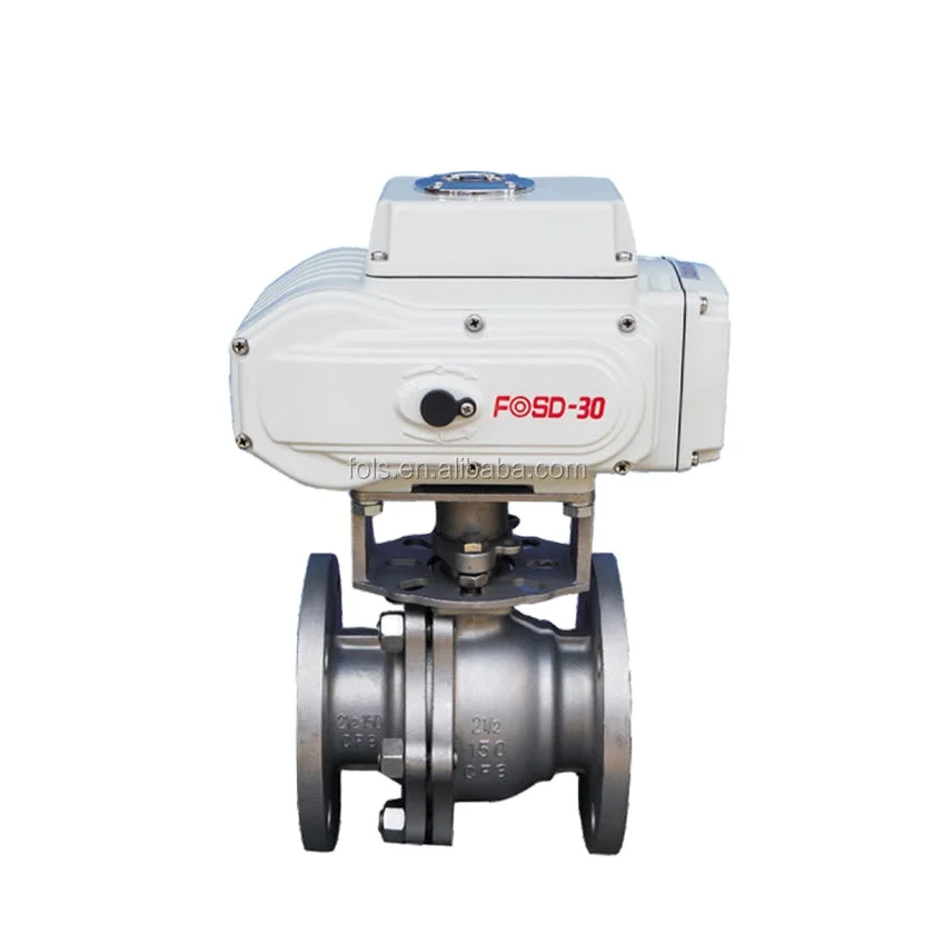 12V 24V Dc 24V Ac Ball Valve Electrical Dc 6V 1.0-1.6Mpa 3 Inch Electric Ball Valve With Electric Actuator