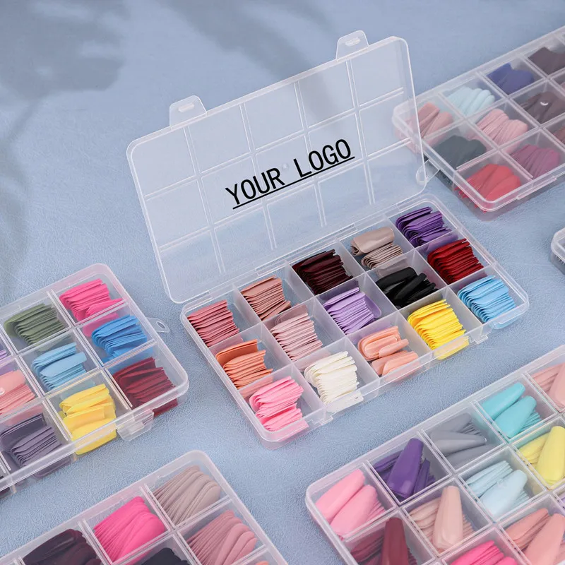 NEW ballet T Nail Tips with box 360 pcs short press on nails Full Cover artificial fingernails