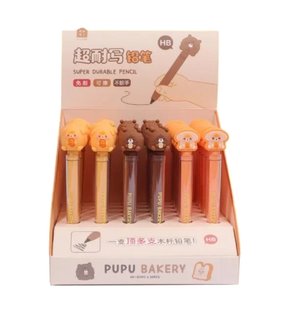 Bakery Lipstick Eternal Pencil Unlimited Writing Pen Student Stationery Endless Pencil