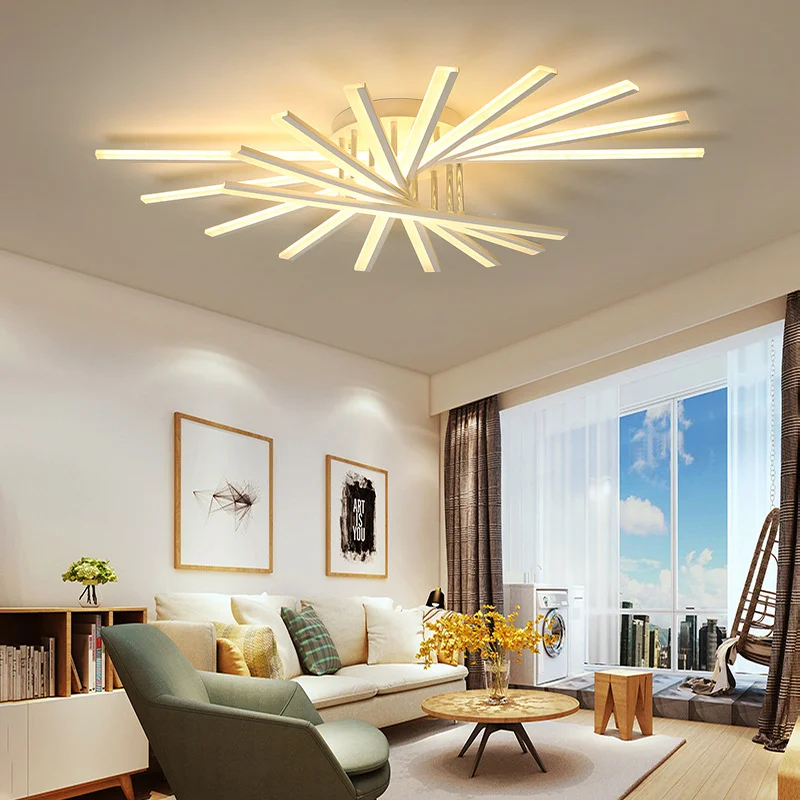 Creative New Modern LED Chandelier Lights For Living Dining Study Room Bedroom Hall Aisle Chandeliers Lamps Indoor Lighting Home