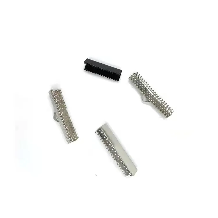 Factory High Quality 15/20/25/32/38/mm Belt Tail Tip Bag Accessories Belt End Tail Clip Tooth Clip