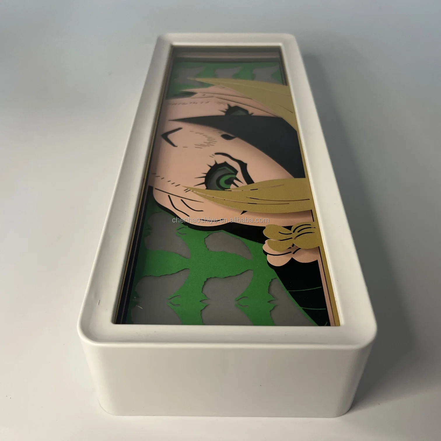 Japan 3D Anime Light Box Led Paper Carving Lamp 16 Colors Cartoon Manga Shadow Glowing Lightbox Table Lamp for Boys Friend Gift