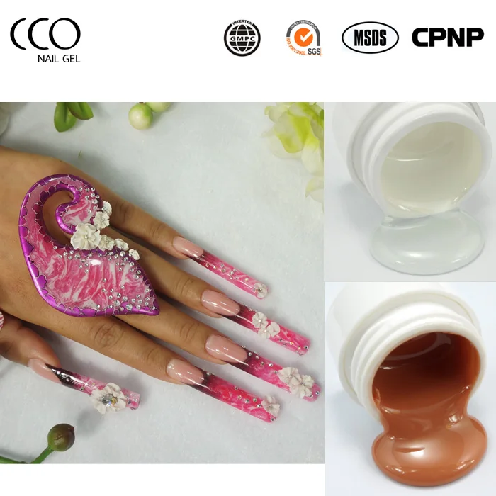 CCO   high quality gel polish OEM 1kg  camouflage jelly gel nail extens uv gel