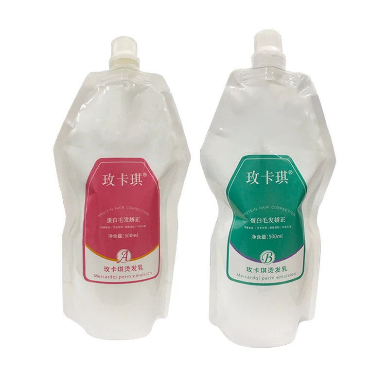 Meikaqi professional salon perm water factory custom OEM ODM hot ironing straight hair factory wholesale volume large discount