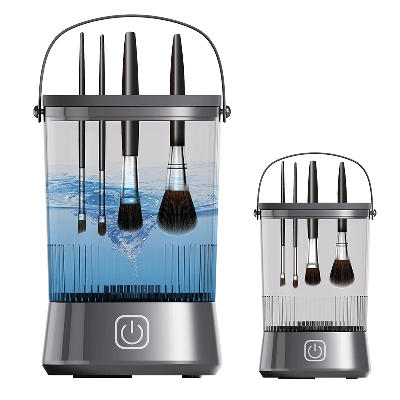 Electric Makeup Brush Cleaner Automatic Spinner Makeup Brush Holder Stand Women Lazy Cleaning Brush Washer Quick Dry Tool