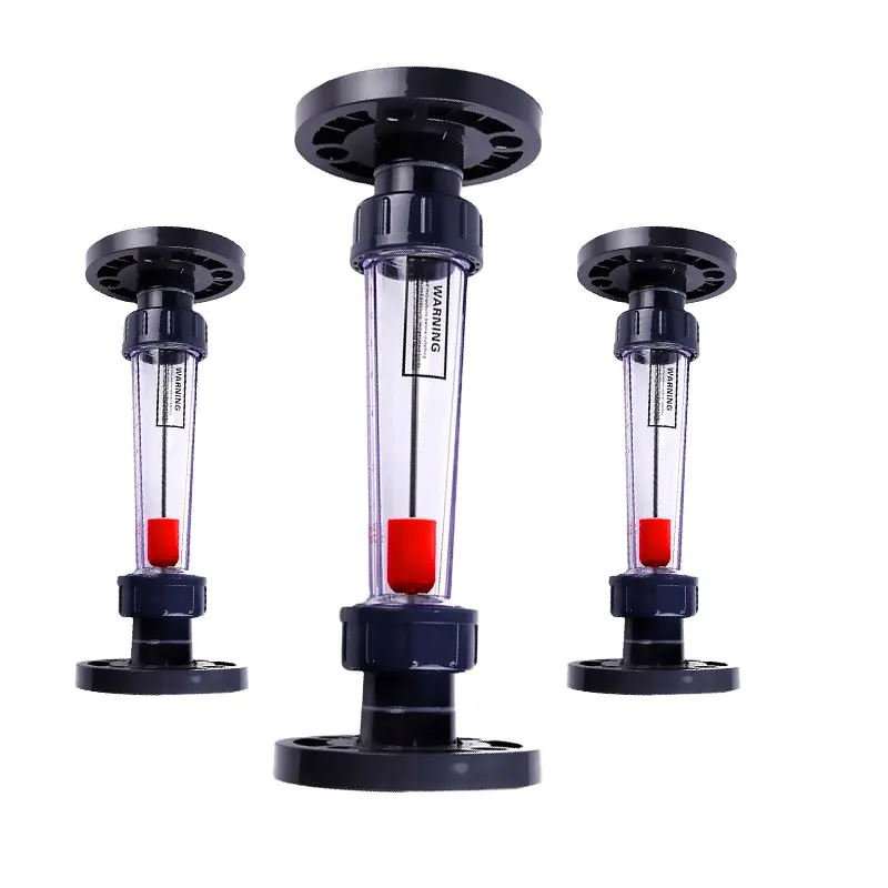 LZS-15/25/32/40/50/65 flange Float tube rotor meter  PVC ABS plastic tube rotor flowmeter
