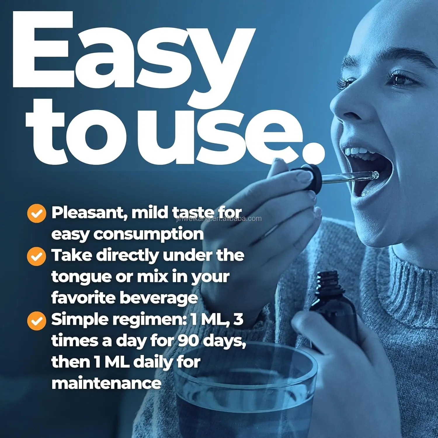 Vitahealthy OEM/ODM dietary supplement Zeolite Liquid Detox Support Immune Digestive Tract Health Support Liquid Zeolite