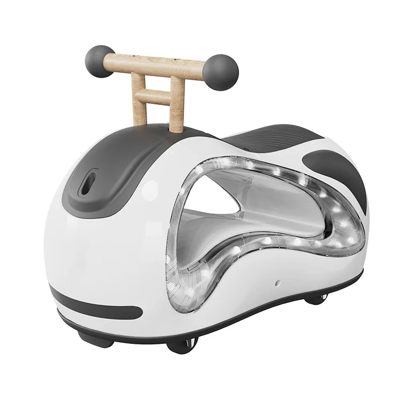 Electric Peanut Car Twister Silent Universal Roller Slide 1-3 Year Old Children Anti-Fall Anti-Rollover Scoot First Birthday