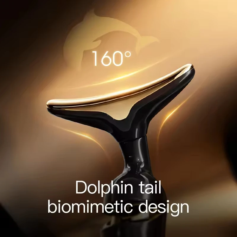 Face Lifting Neck Beauty 3 Heads of Battery Device Skin Care Electric Anti-wrinkle Facial Neck Massage Machine