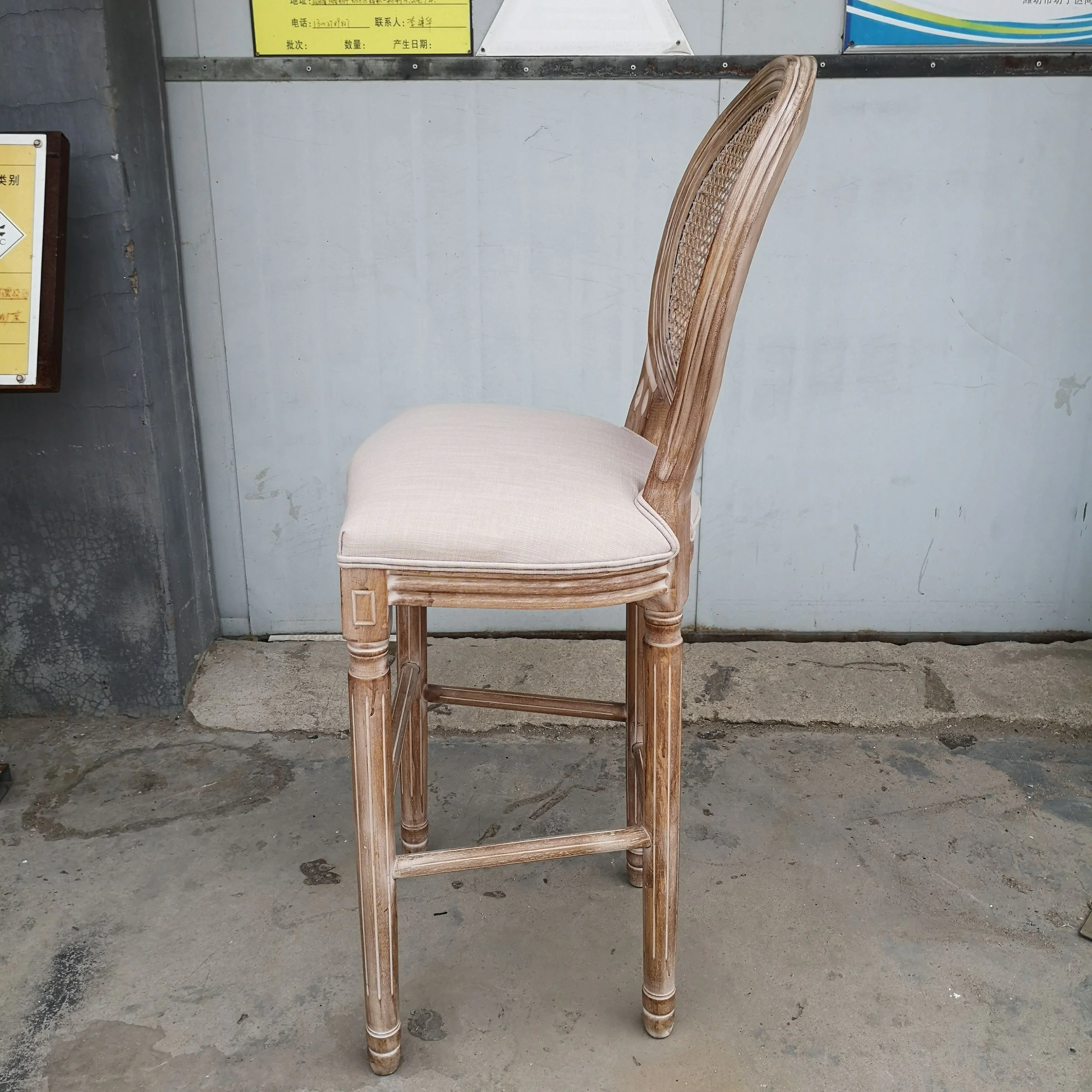 French Provincial Vintage Furniture Antique Banquet Rattan Cane Back Louis Event Wedding Chair