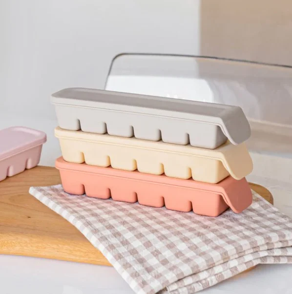 Гибкий двойной Силиконовый поднос для коктейльной морозильной камеры