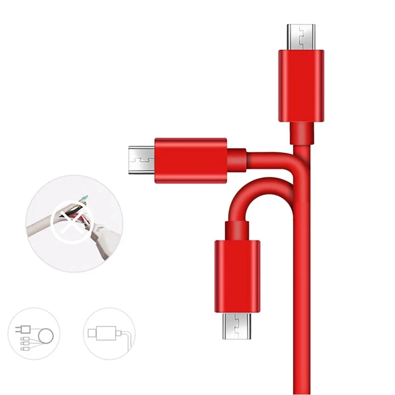 Выдвижной зарядный кабель с несколькими USB-портами Шнур Micro USB Type-C для Samsung Galaxy A30 A50 A70 M30 сотового телефона несколько кабелей