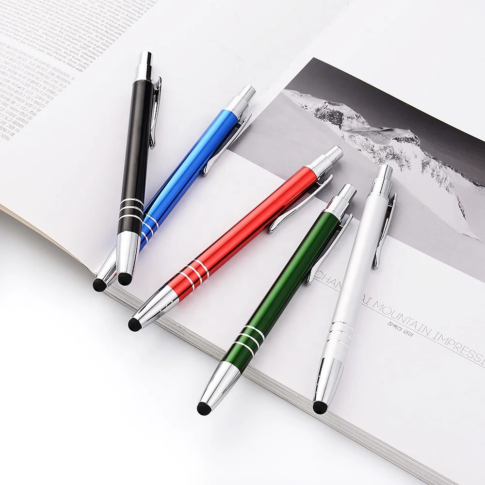 Многофункциональный Oem Универсальный сенсорный экран Стилус металлическая шариковая сенсорная ручка со стилусом