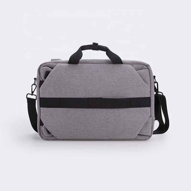 New Design Men Briefcase with Secret Compartment Canvas Shoulder Bag