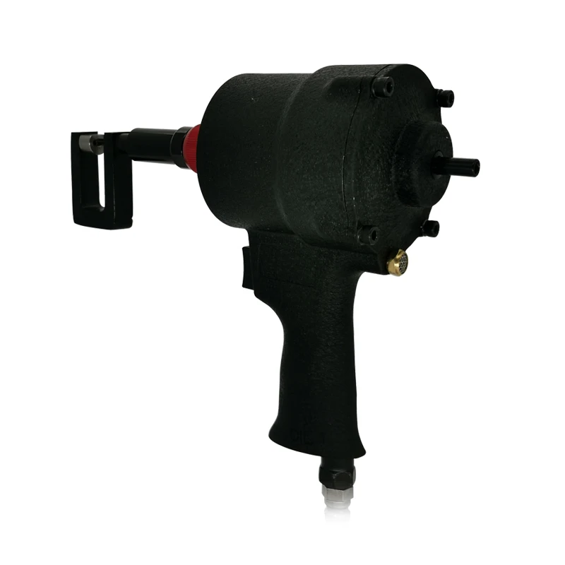 Industrial Air Hole Puncher Deep Metal Hand Pneumatic Hole Opener Punch Flange Tool Built-in Exhaust Muffler