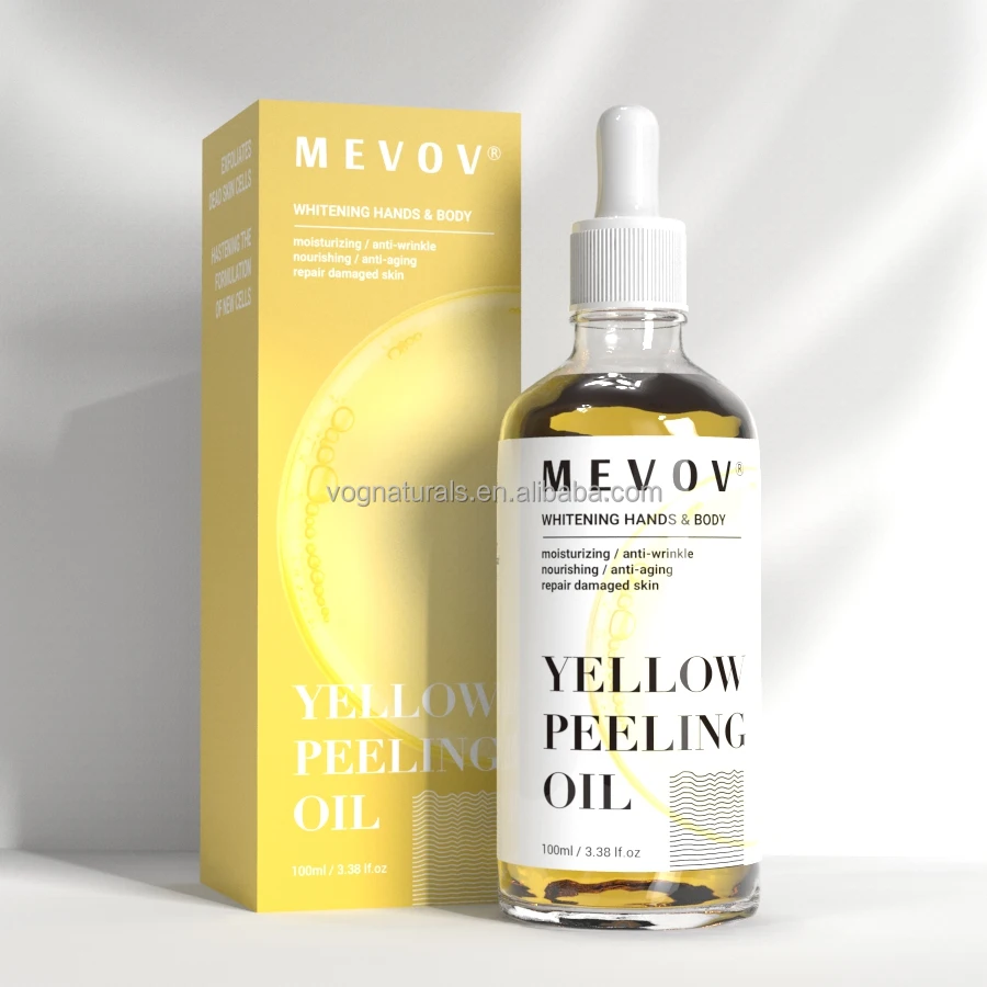 Private Label Extra Strong Whitening Exfoliating Oil New Skin Orange Peeling Oil