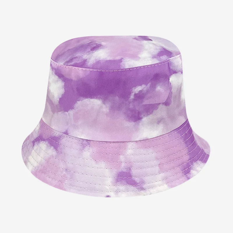 Wholesale Custom Sweet Cool Girl Style Sun Hat All-match Tie Dye Bucket Hat For Women