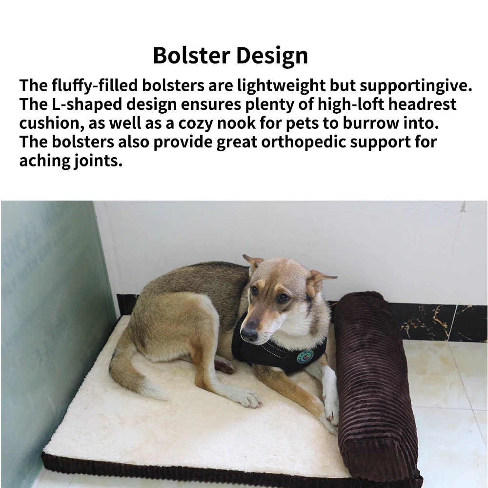 Belt Crown Certified Foam Pet Beds for Small Medium and Large Dogs and Cats Faux Fur Velvet washable Sofa Dog Bed wholesales